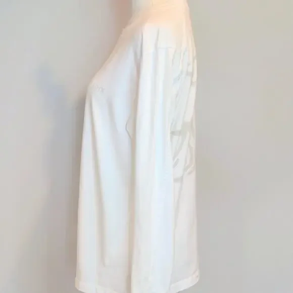 ARC'TERYX Kragg Cotton Bird Crew Long Sleeve Women's Tee Size Med. in White - Picture 3 of 7